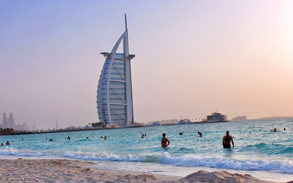 This is Jumeirah Beach this is the best place to visit in Dubai